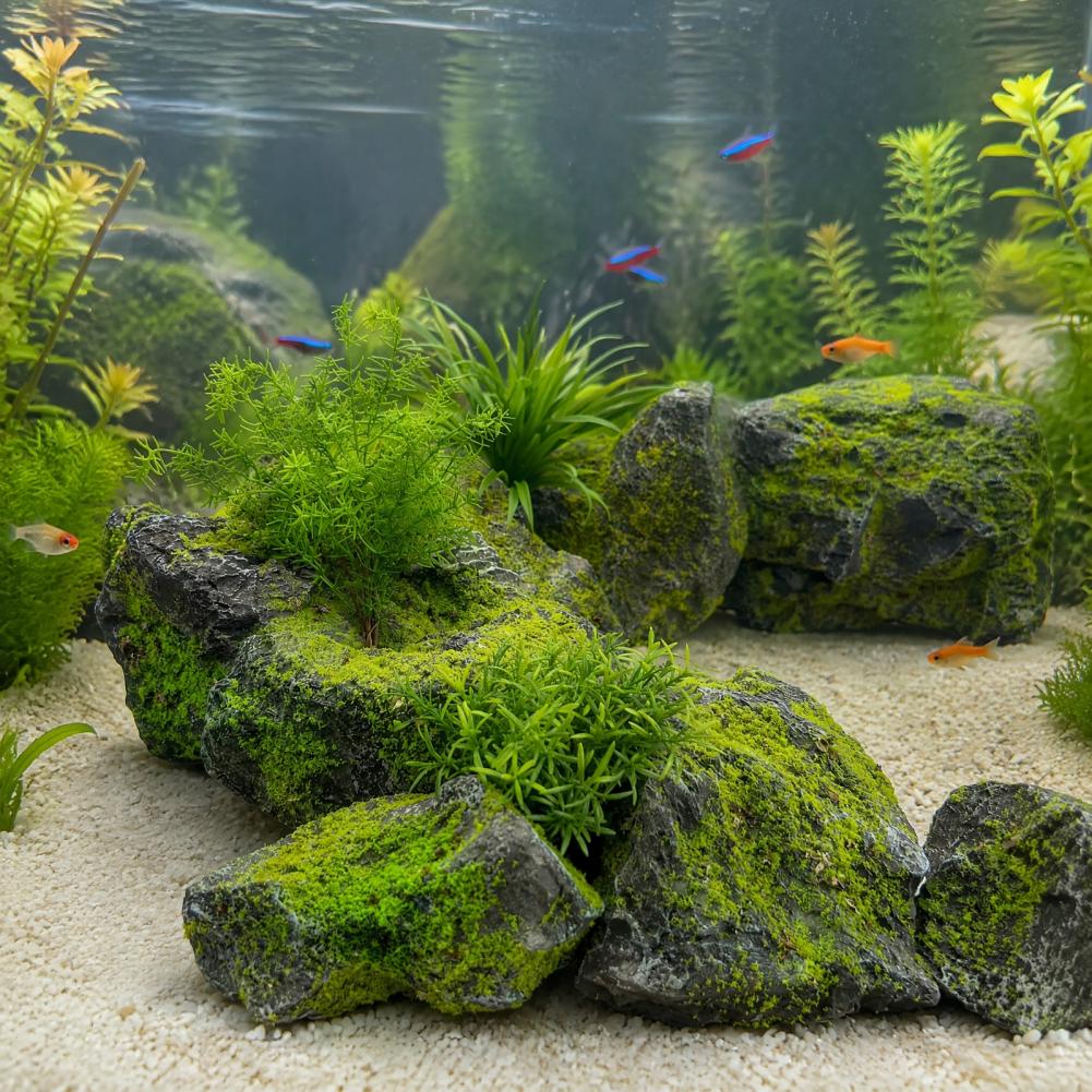 Bonsai Garden With Pond - 조경용 인조 이끼석, 가벼운 인조석 장식,