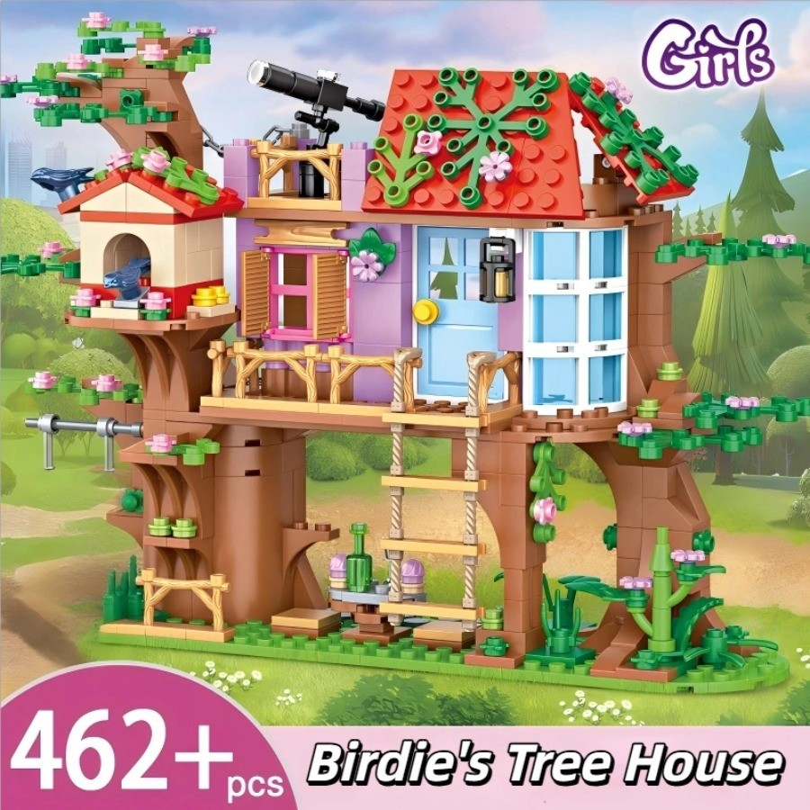 Bonsai Garden Ideas - 462pcs 시티 프렌즈 버드 트리 하우스