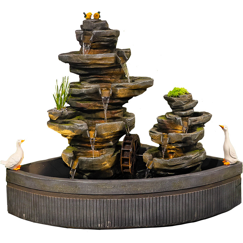 Bonsai Garden With Pond - 정원 연못 물조경, 발코니 석가산 분재,