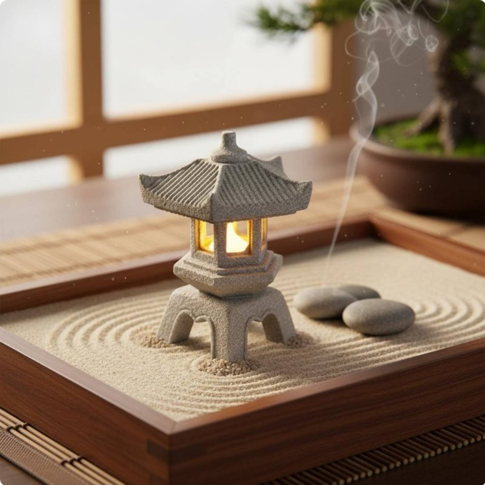 미니어처 석등 고풍스러운 마감 분재 장식 평온한 정원  - Bonsai Garden Miniature 리뷰 및 가격