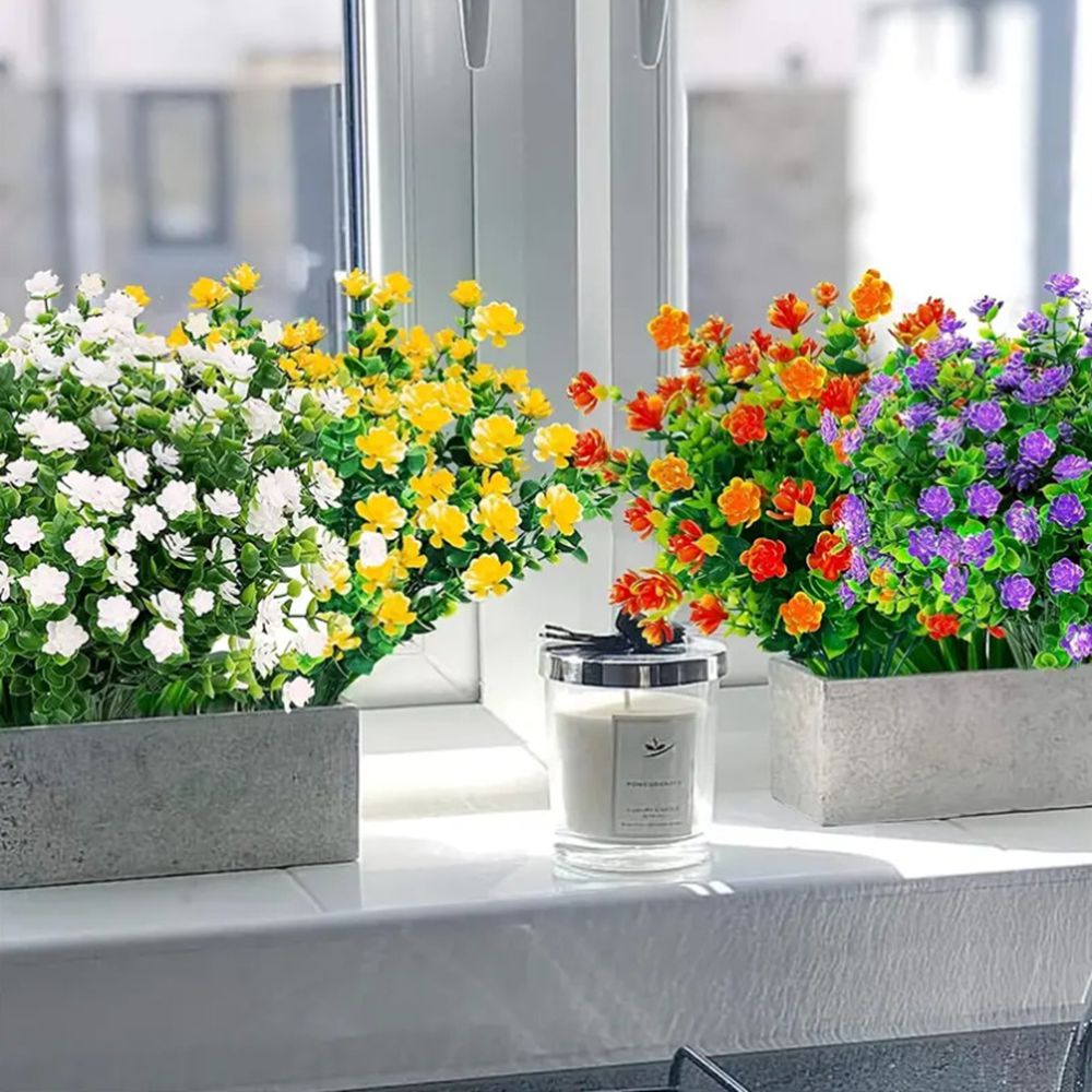 3/6개 인조 식물 꽃 유칼립투스 안개꽃 축제 결혼식  - Bonsai Garden Ideas 리뷰 및 가격