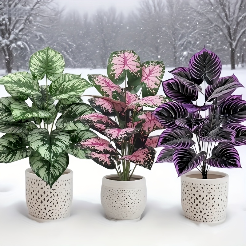 3pcs 60cm 대형 인공 녹색 식물 세트 정원 장식 - Bonsai Garden Ideas 리뷰 및 가격