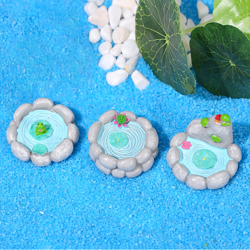 3pc 인공 수영장 모델 연못 분재 입상 수지 공예 미 - Bonsai Garden With Pond 리뷰 및 가격