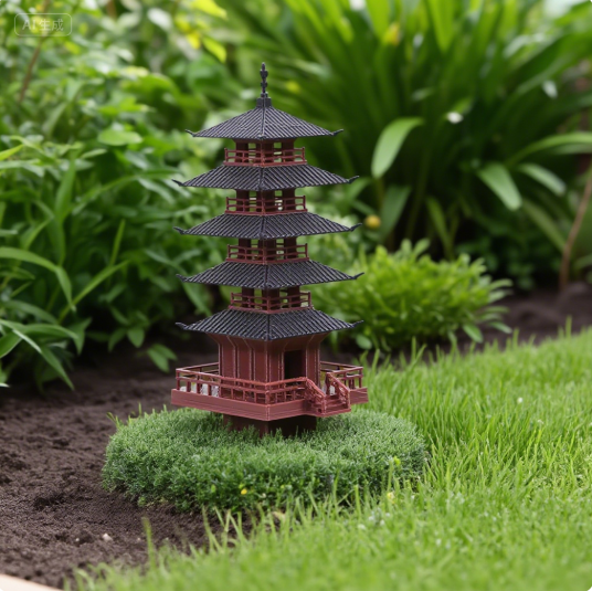 정원 수족관 분재 장식 미니 탑 동상 중국 고대 건물  - Bonsai Garden Ideas 리뷰 및 가격