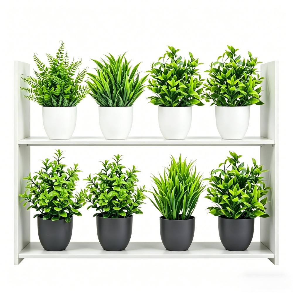 4개/세트 미니 인조 식물 화분 실내외 장식용 녹색 분 - Bonsai Garden Ideas 리뷰 및 가격