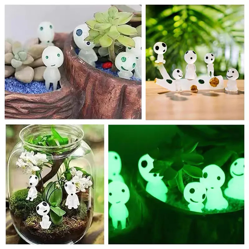 빛나는 엘프 미니 피규어 어항 장식 코다마 야광 피규어 - Bonsai Garden Ideas 리뷰 및 가격