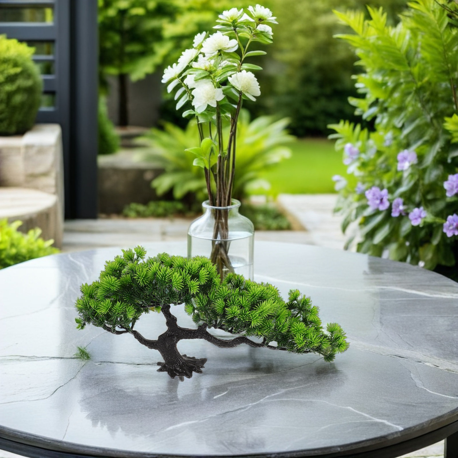 2Pcs 인공 분재 나무 주니퍼 가짜 작은 가짜 식물  - Bonsai Garden Juniper 리뷰 및 가격