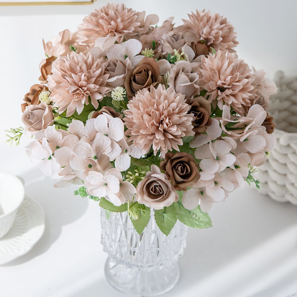 인공 꽃 실크 장미 홈 꽃병 테이블 분재 축제 파티 야 - Bonsai Garden Festival 리뷰 및 가격